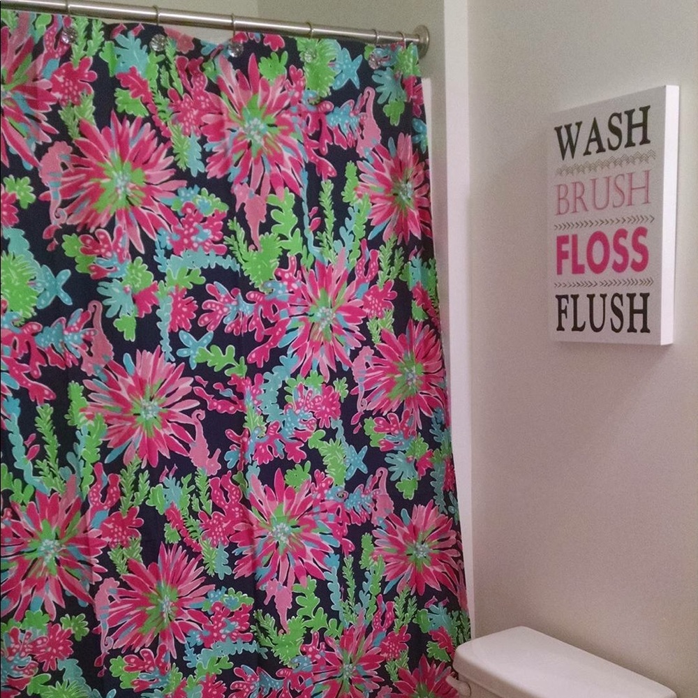 Lilly Pulitzer shower curtain
